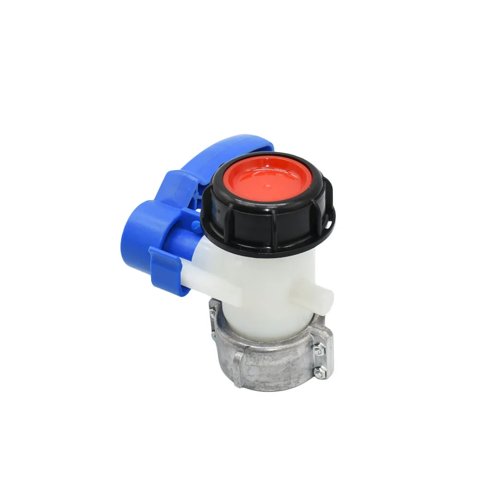 1000L Ton Barrel Valve Fitting 75mm To S60x6mm IBC Tank Adapter Tap Coupling For Agricultural