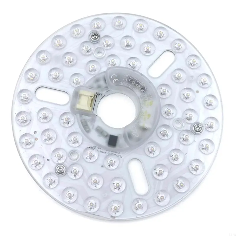 

X9FA 24W Fan Light Bulb 220V Long LED Conversion Set Aluminum Texture for Existing Ceiling Fixtures Home Ceiling