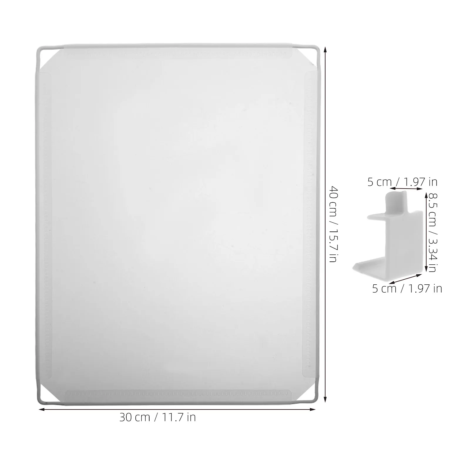 2Pcs Desk Privacy Dividers Plastic Office Desktop Partition Shield Panel for Classroom Table Study Barrier Board Noise Blocking