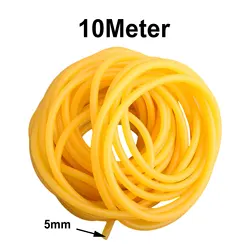 1/3/5/10M Natural Rubber Elastic Solid Latex Equipment Outdoor Hunting Catapults Elastic Band Slingshots Latex Bow Accessories