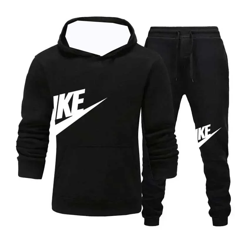 

2025 Men's Sport Outfit, fashionable Mens Clothes casual suit, hooded sweatshirt, outdoor Autumn Winter sport hooded sweats