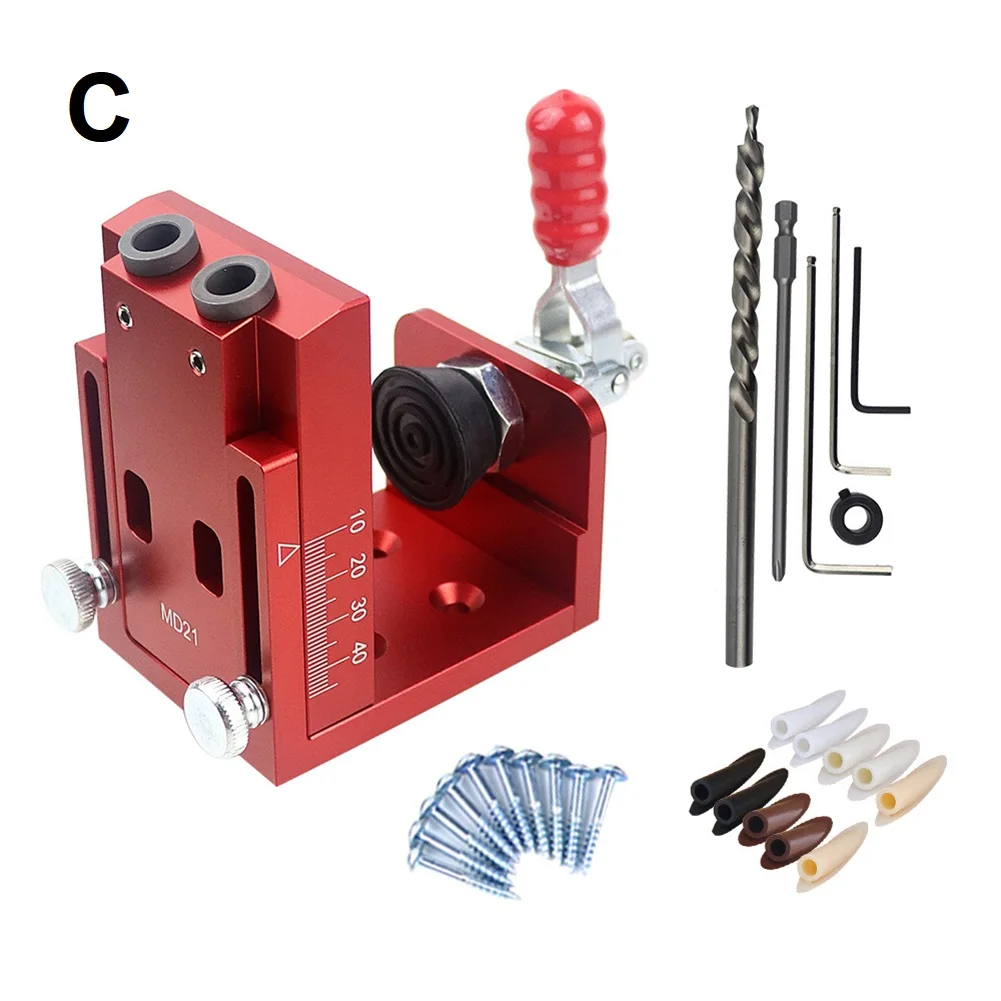 (Abito. )88*64*99mm/3.46*2.52*3.9 In Boccola del trapano Guida per trapano versatile per la lavorazione del legno Punzonatrice angolare Montaggio conveniente