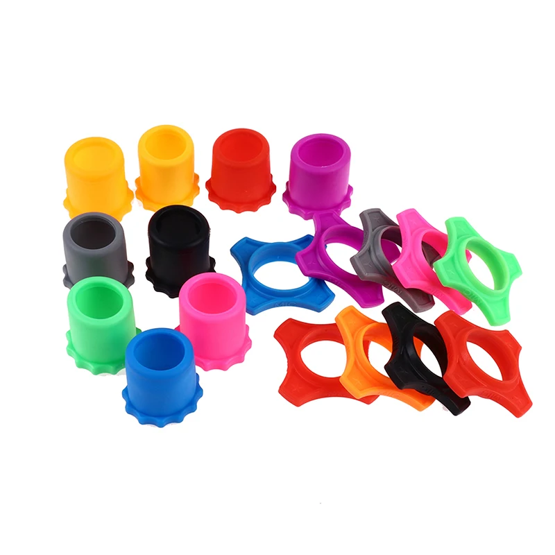 Shakeproof Silicone Microphone Holder Anti-Rolling Mic Protection Ring Bottom Rod Sleeve