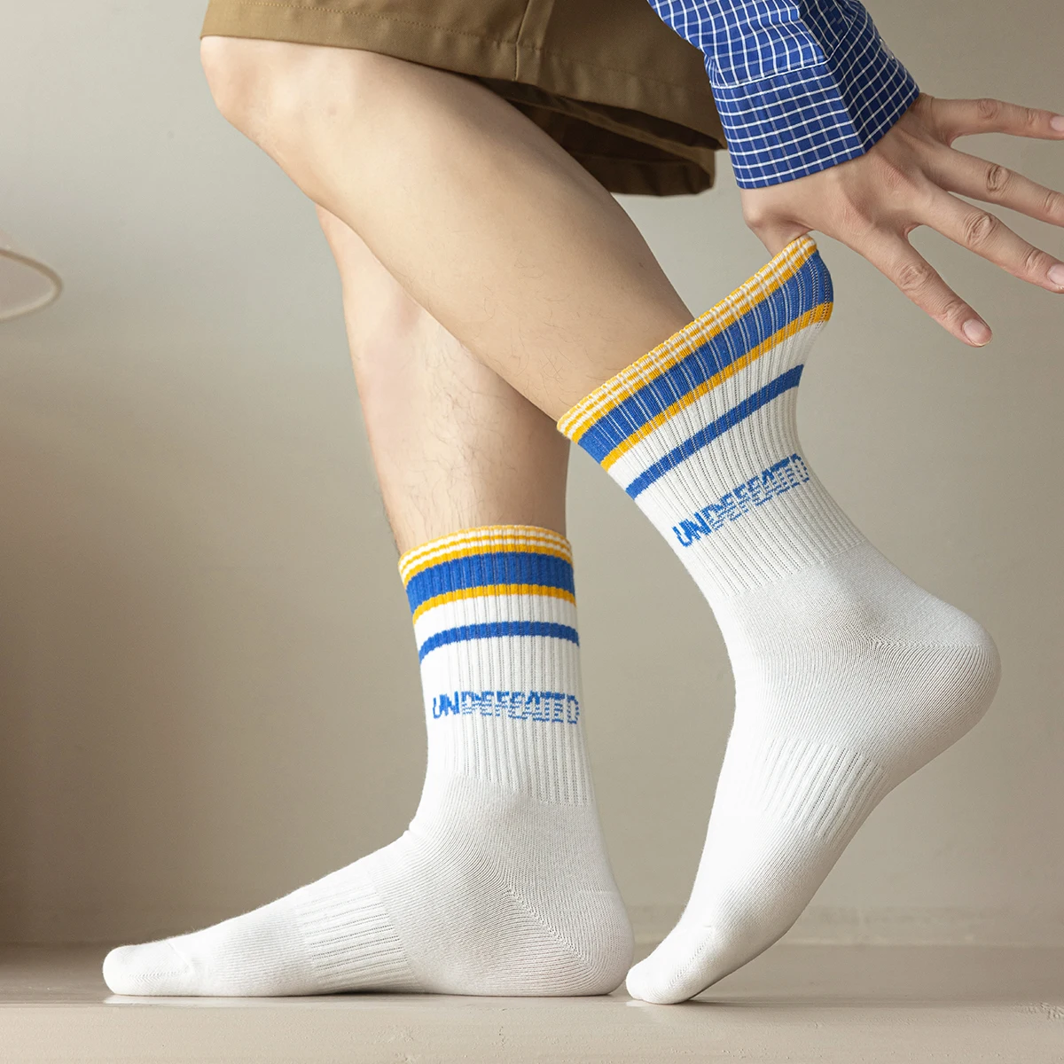 Lettera gradiente Fitness calzini alla caviglia accoglienti coppie casa moderna calze femminili lungo corto cattivo palestra novità all'aperto 2024