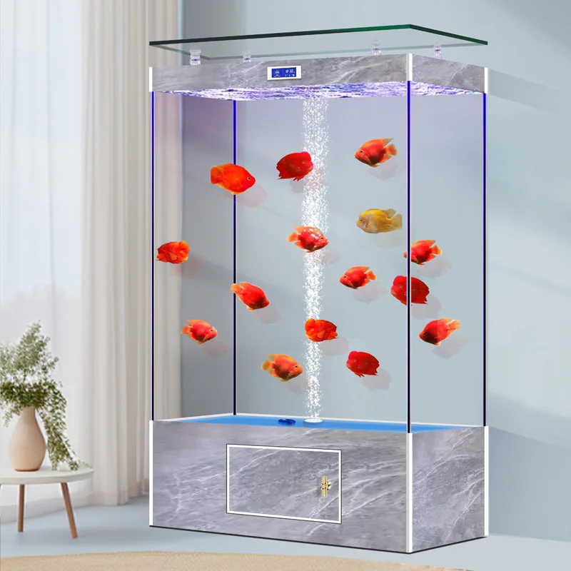 مرشح علوي جديد مخفي لخزان الأسماك المؤكسج، قسم غرفة المعيشة الاحترافي الراقي