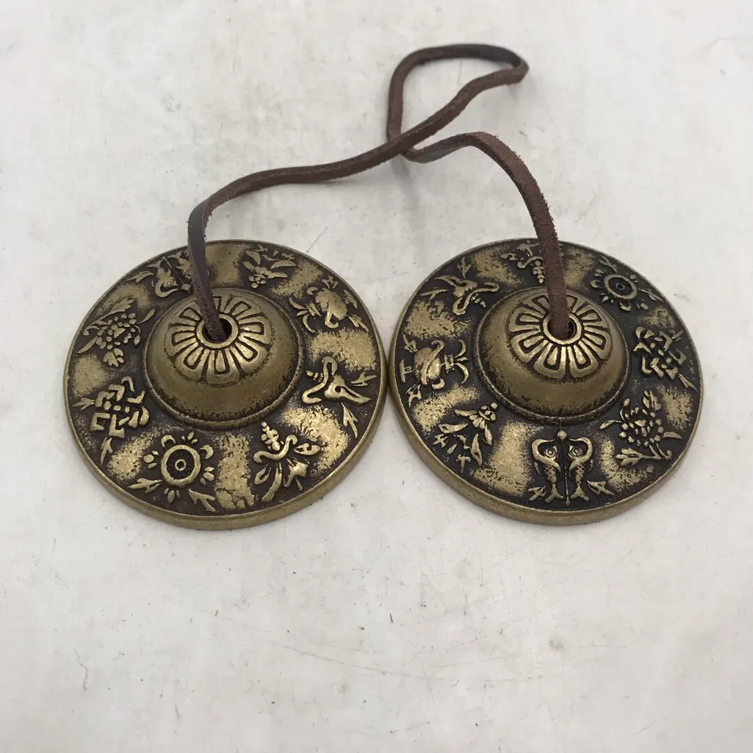Nepal Brass Handmade Singing Bowl Traditional Percussion Instrument Yoga Meditation Bell Dingxia Bell