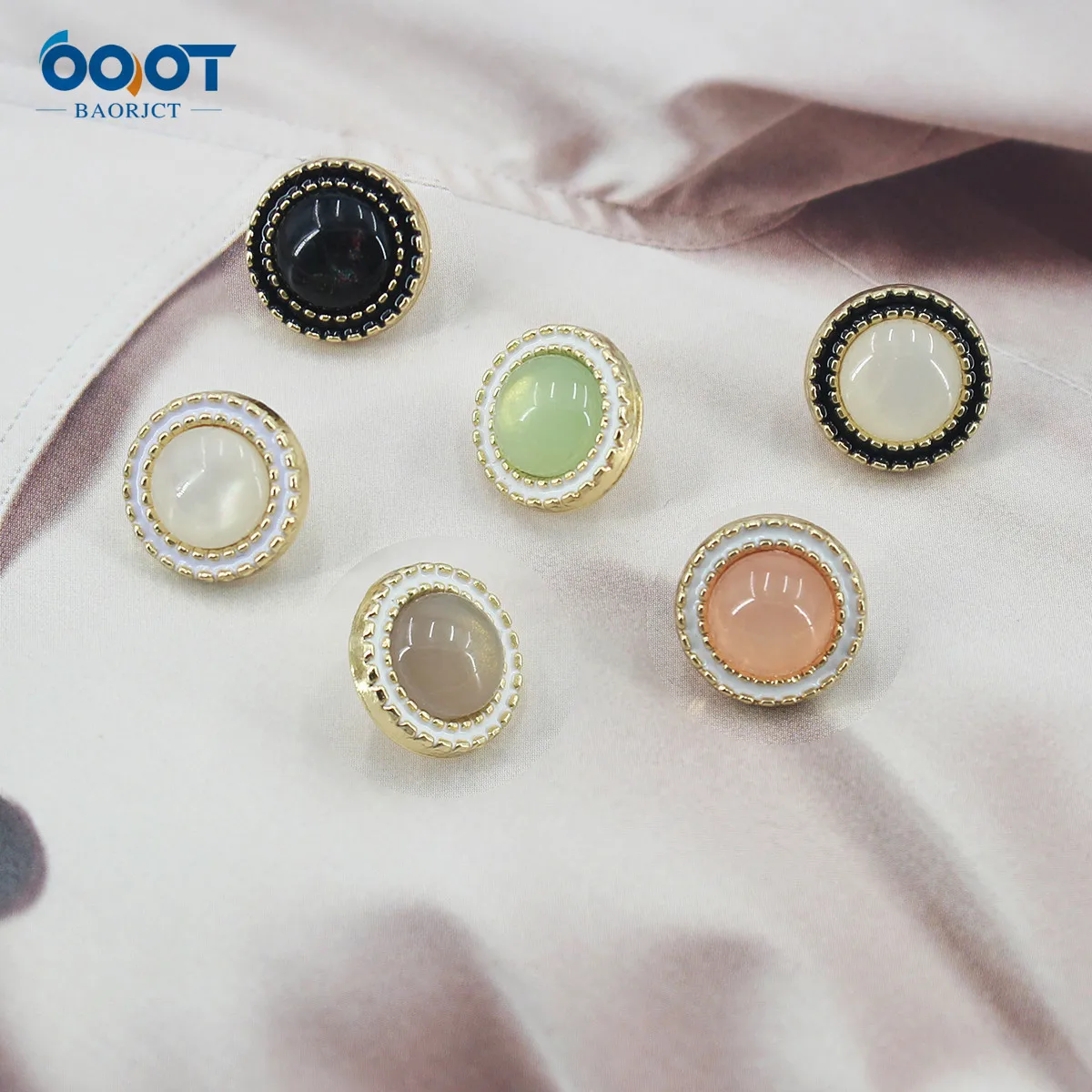 Metal Button Gold High-Quality 11mm Shirt Decoration Buttons Accessories DIY 2Pcs/Lot X-301