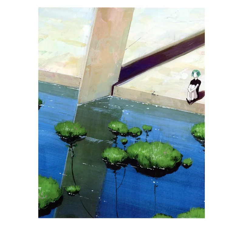 Książka o sztuce Land of The Lustrous, ilustracje Haruko Ichikawy, kolekcja motywów, storyboard, rysunki liniowe, Fosfofylit