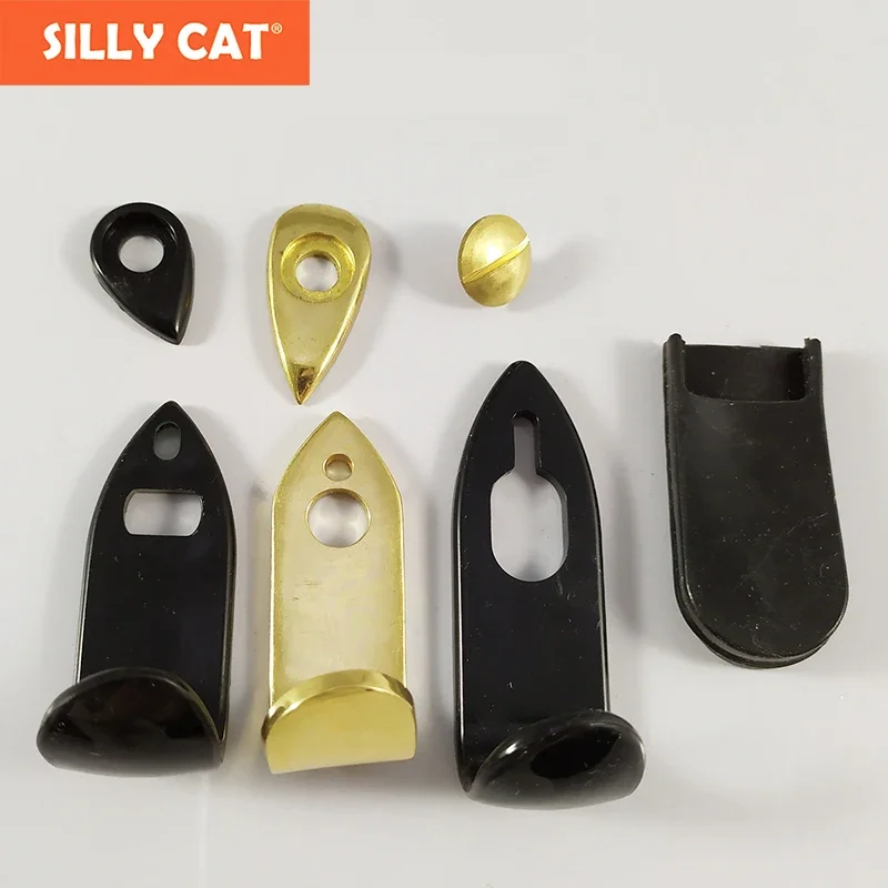 

SILLY CAT General Sax Metal Plastic Thumb Rest Right Thumb Finger Pad Drag Sax Finger Rest For 95% Alto Tenor Soprano Saxophone