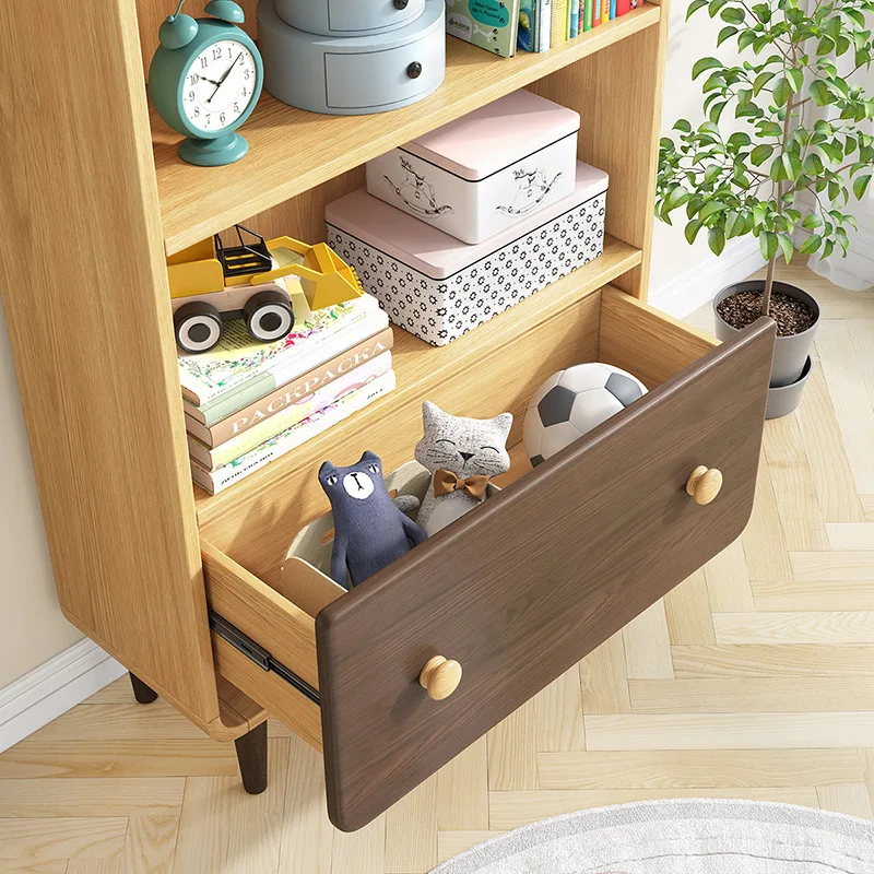 Youth Furniture Children Bookshelf Student Locker Storage Rack Bedroom Storage Furniture