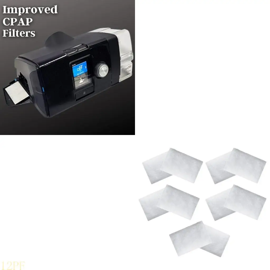 12PF Multiple Pack Cotton HEPA Filters Inserts For BiPAP Machines Enhanced Air Purification