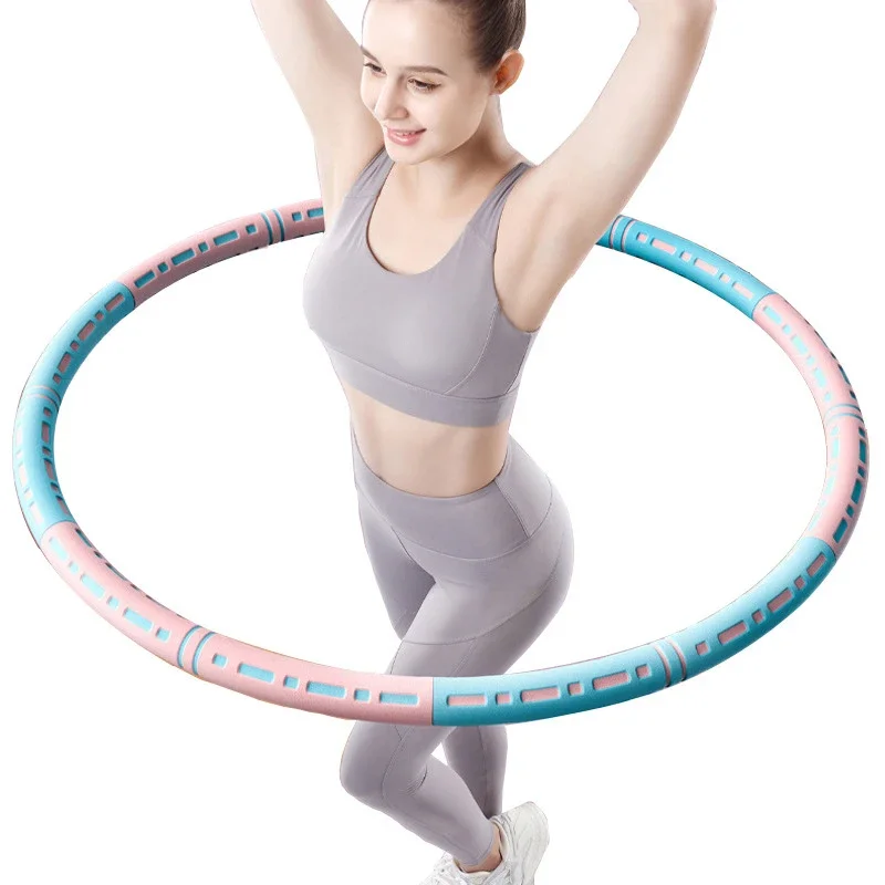 Detachable Fitness Exercise Yoga Hoops Home Workout Sport Circle Slimming Massage Ring Gym Accessories Bodybuilding Equipment