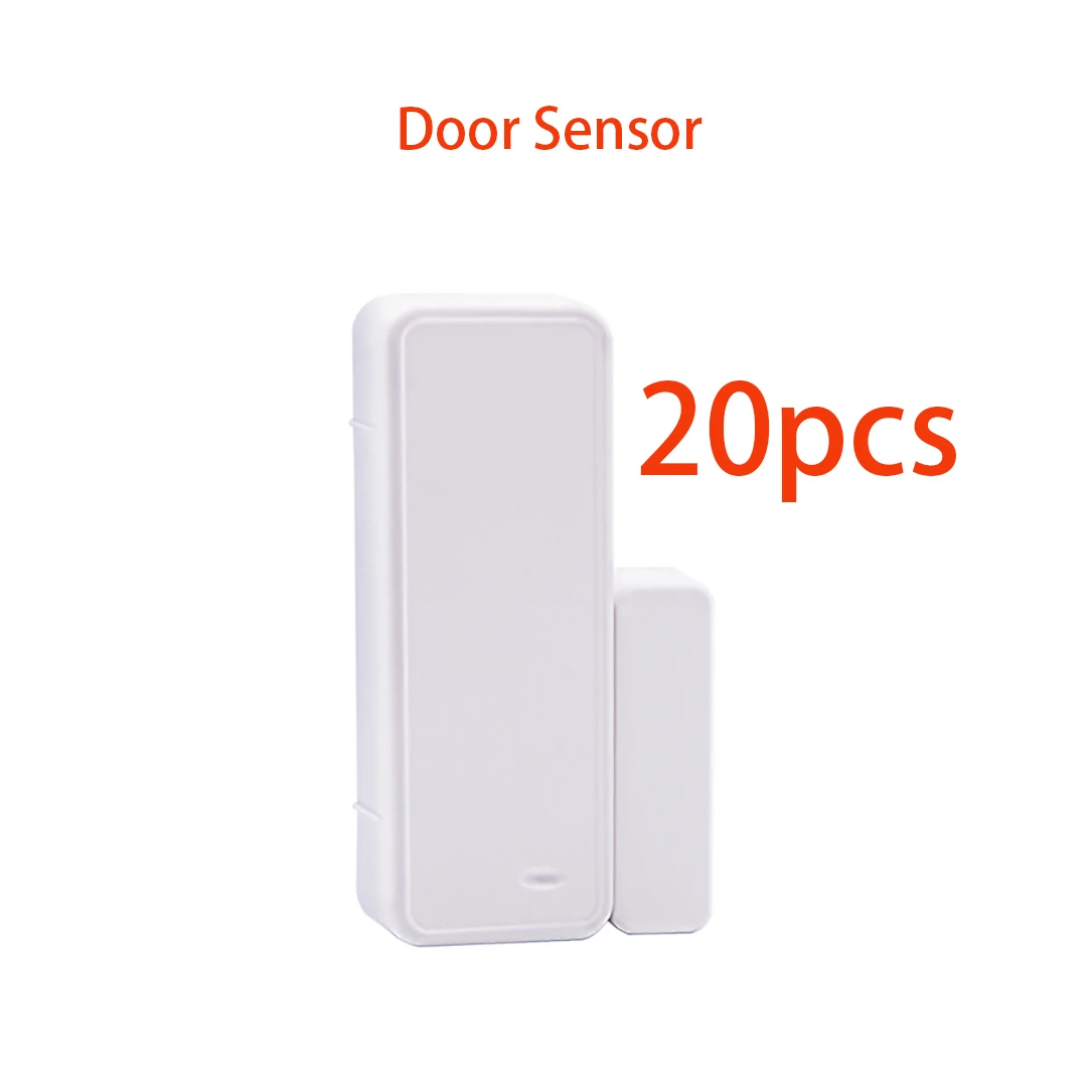 

20pcs 433MHz Two-way Intelligent Door Sensor Wireless Guarding Detector Door Open/Close for G90E, G90B, G90B Plus for Security