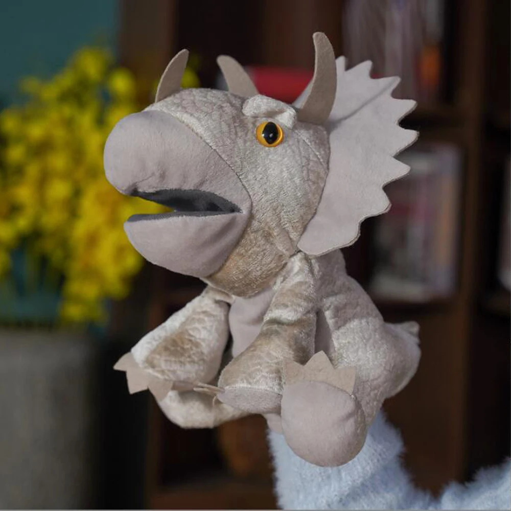 New Animal Doll Dinosaur Hand Puppet Children Plush Toy