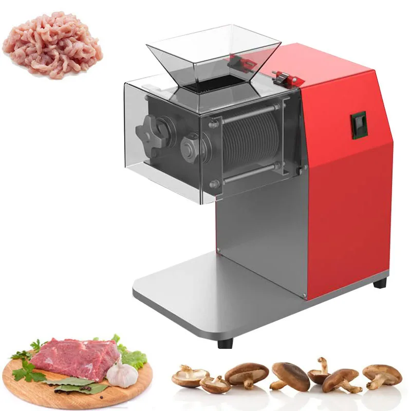 Household And Commercial Desktop Meat Slicing Machine Luxury Stainless Steel Automatic Shredding Slicer Dicing Machine