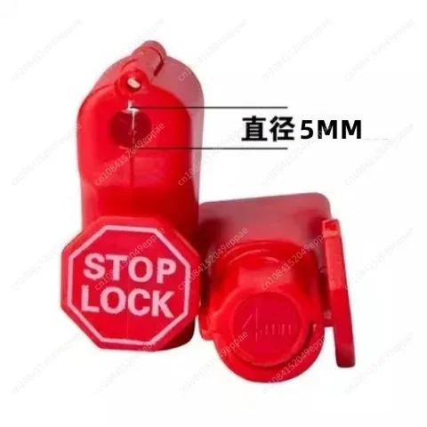 

100PCS 6mm Plastic Red Stop Lock Anti-Theft Lock Retail Pin Hook Safety Display Hook Lock for Supermarket Store Shop Black