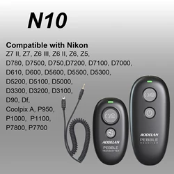 Wireless Camera Remote Control Shutter Release For Nikon Z6 Z7II Z6II D90 Df D780 D7500 D750 D7200 D7100 D7000 P1000 P7800 P7700