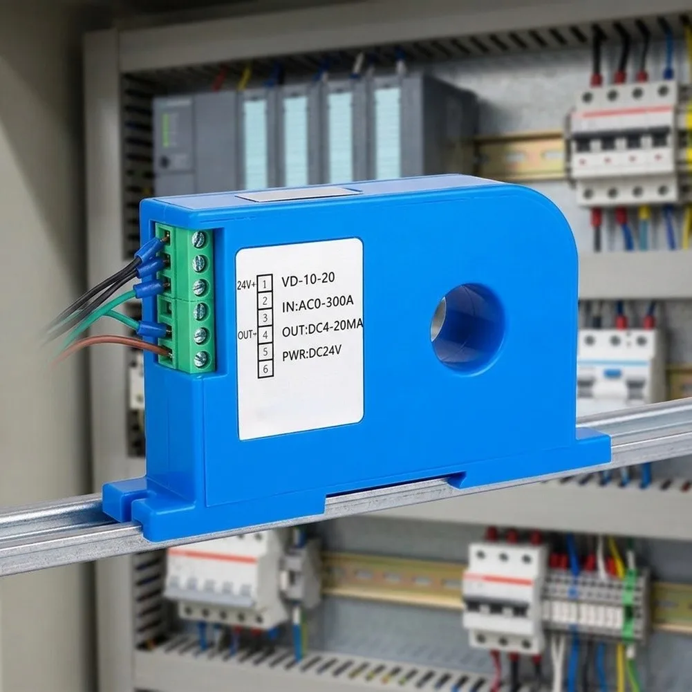 AC Current Sensor 4 20mA Wide Measurement Range Display Instruments Stable Output Signal Easy Setup Reliable Monitoring