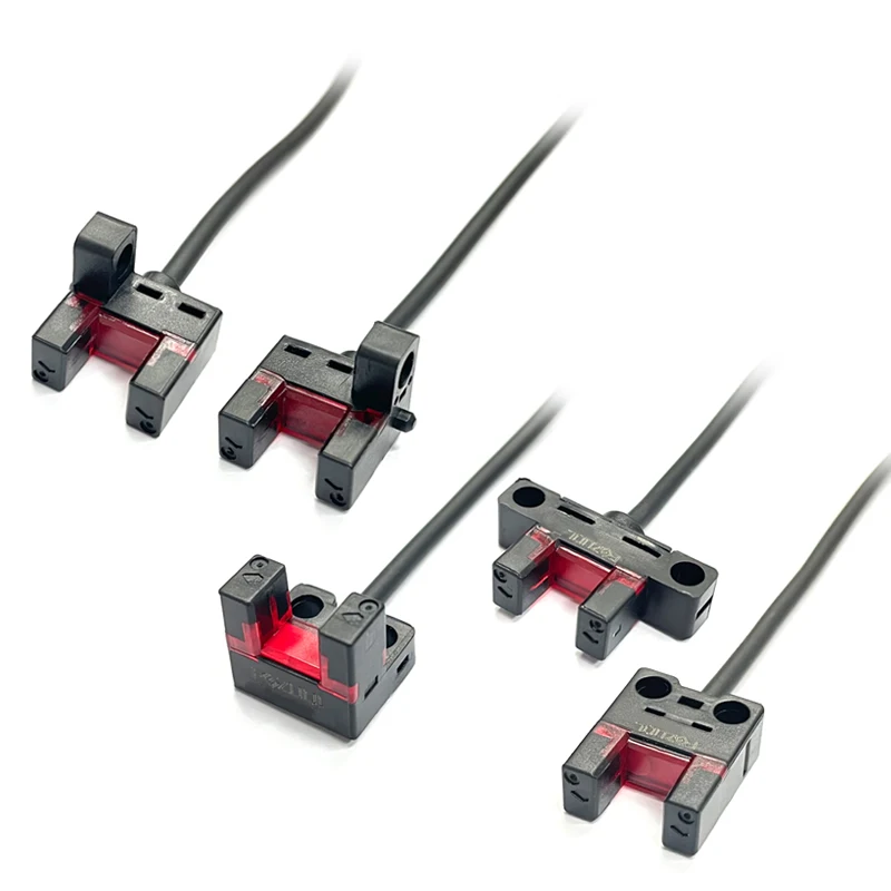 Small U-shaped Micro Photoelectric Sensor 5to24VDC Photomicrosensor Switch NPN PNP NO NC Limit Sensor slot width:6mm GT5