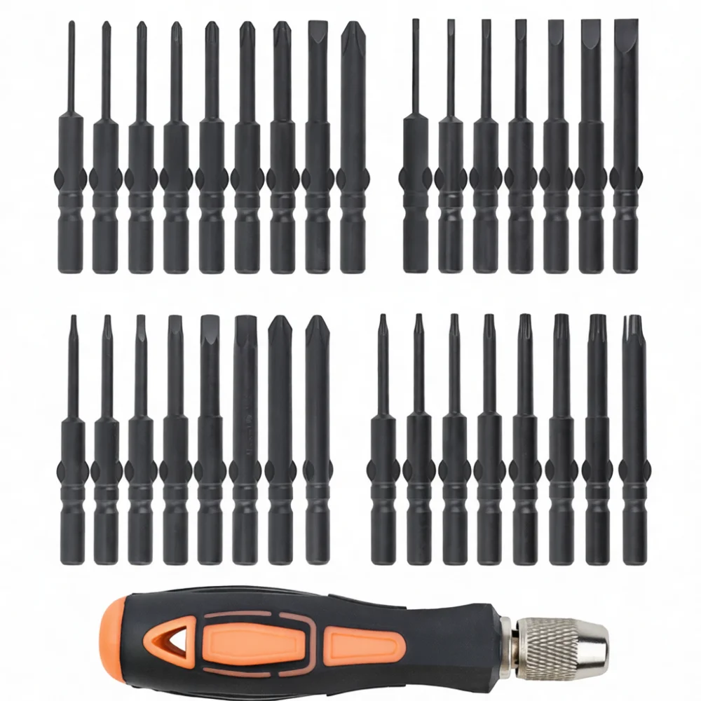Efficient 802 Handle Grip 6mm Round Shank Air Tool Bit Holder Self Locking Conversion Chuck Manual Screwdriver Repair Hardware