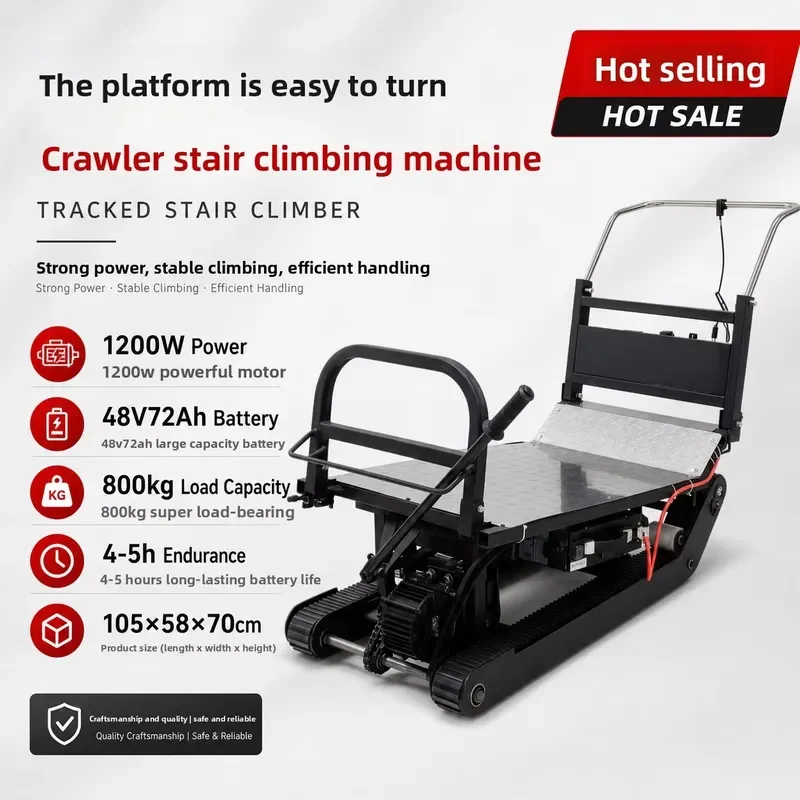 Water Delivery and Transport Platform Vehicles Platform Vehicles, Highly Maneuverable Crawler Climbers, Electric Climbers