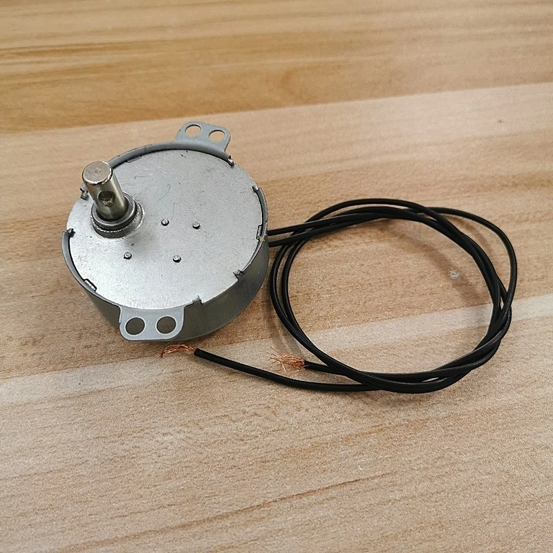 49TYJ AC 220V 4r/min 3.5W 50Hz Claw Pole Permanent Magnet Synchronous Motor Electric Fan Floor Remote Control Rotor Motor AC