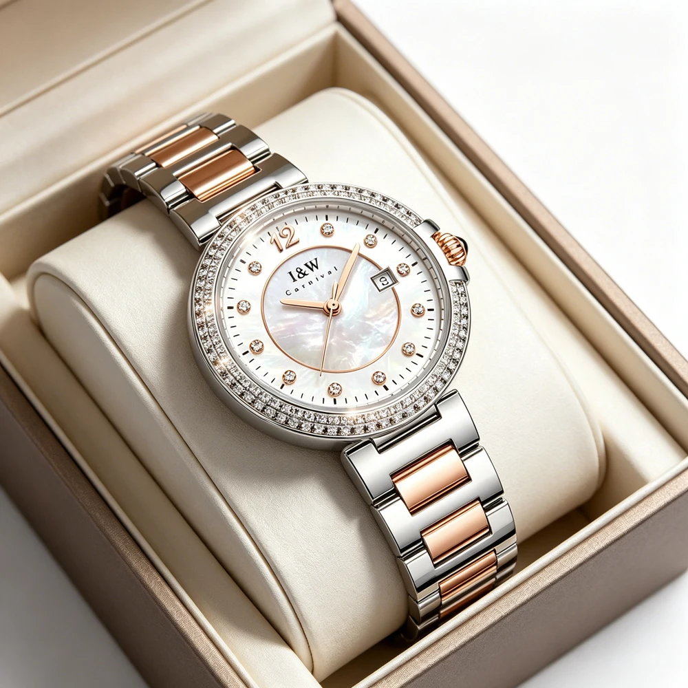 IW Top Elegant Diamond Women's Watches High Quality Woman Watch Waterproof Fashion Ladies Watch Reloj