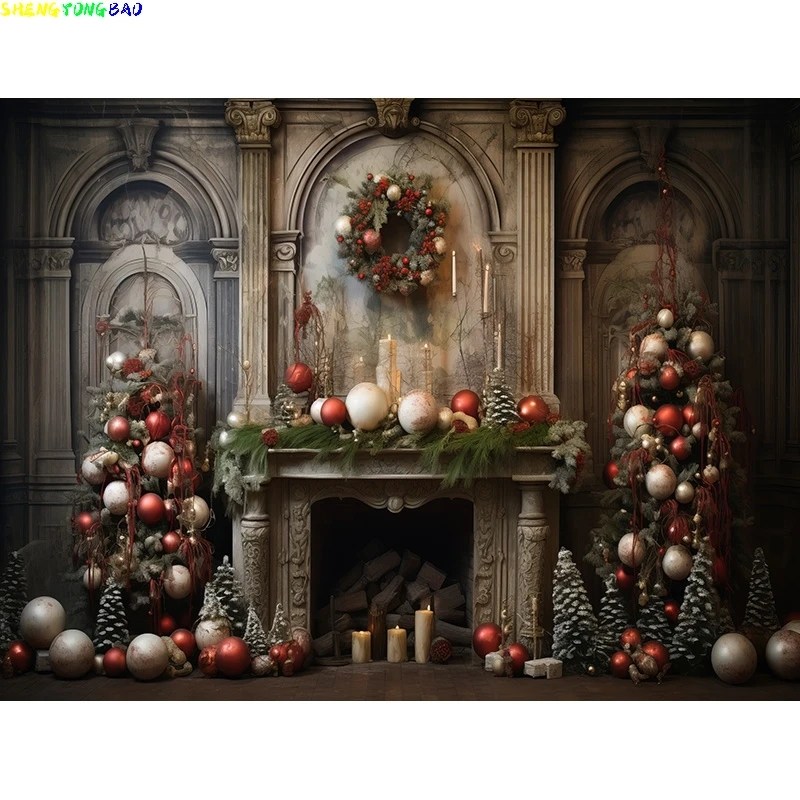 ديكورات خلفية للكريسماس ، باب أمامي ، شرفة ، العام الجديد ، التصوير الفوتوغرافي ، النافذة ، الشتاء ، المساء ، غرفة الكريسماس ، خلفية الاستوديو ، ، ،