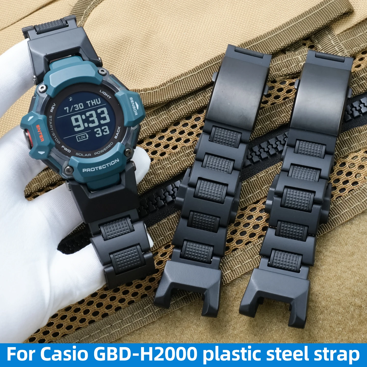 

Пластиковый стальной ремешок GBD H2000 для часов Casio 3515 GBD-H2000, модифицированный легкий ремешок из ТПУ, мужской спортивный браслет