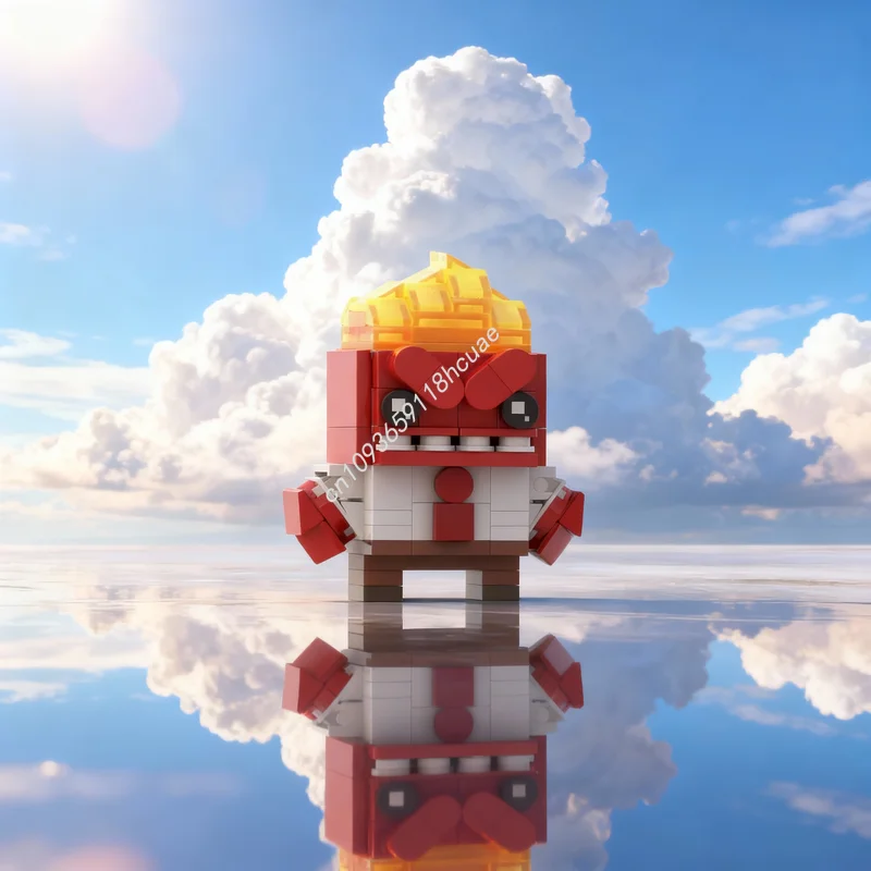 125pcs MOC Anger Inside Brickheadz Model Building Blocks Toys Construction Christmas Gifts Assemble Creative DIY Idea Education