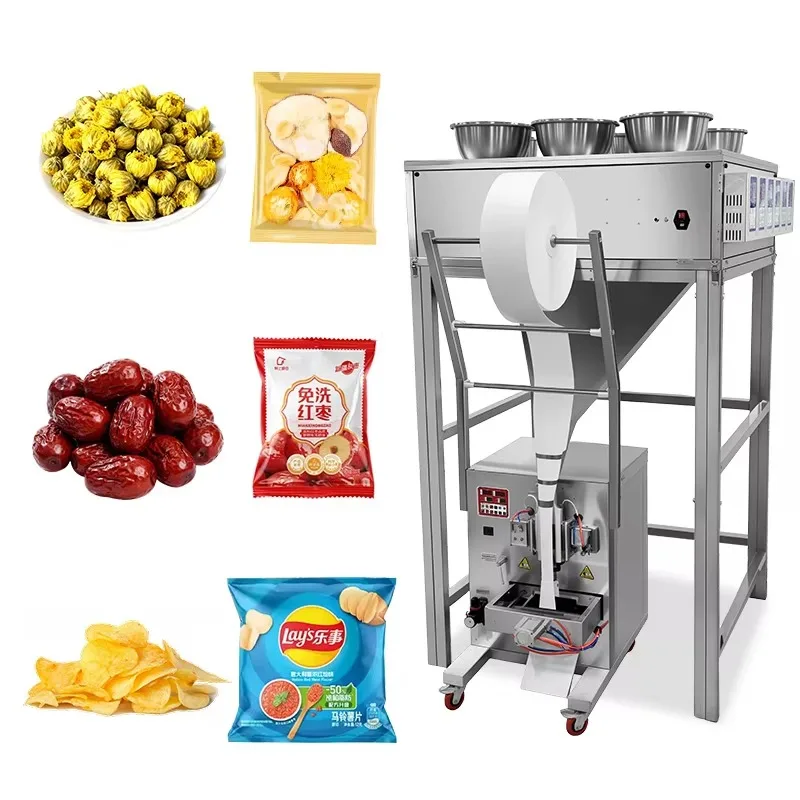 Automatic Packaging Machine With Precise Weighing System For Powder Chips Food Snack Packaging Industrial Granule Filling