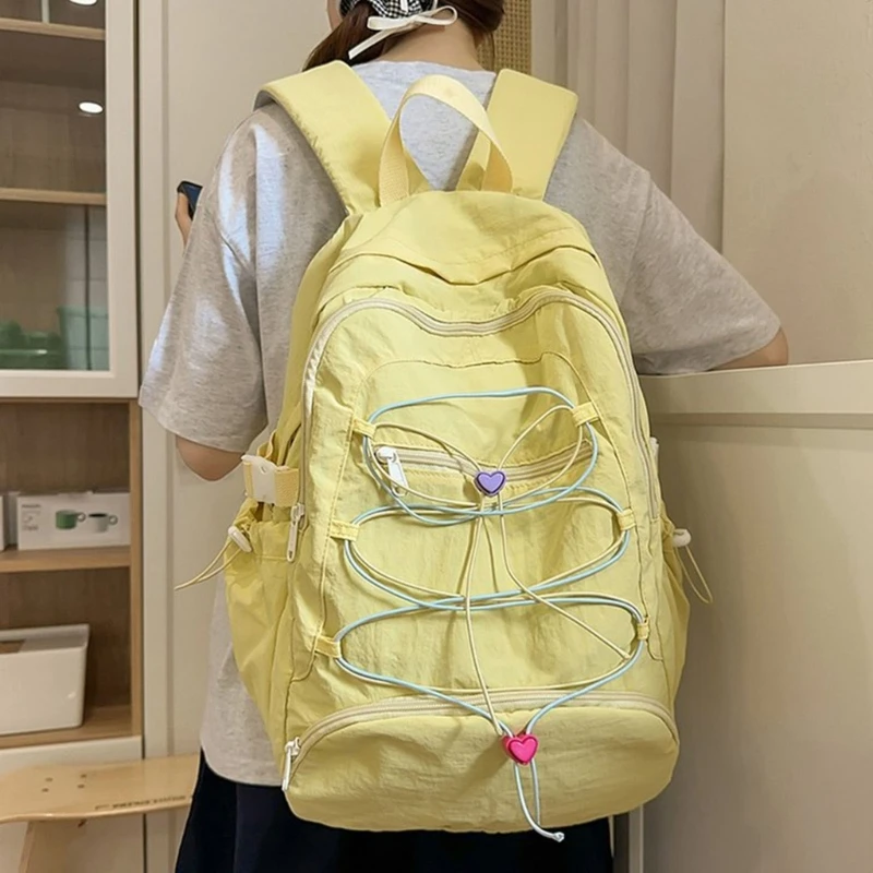 

College Backpacks Travel Bag Large Capacity Casual Daypacks Student School Bag Japanese Styles Backpacks for Woman Girls