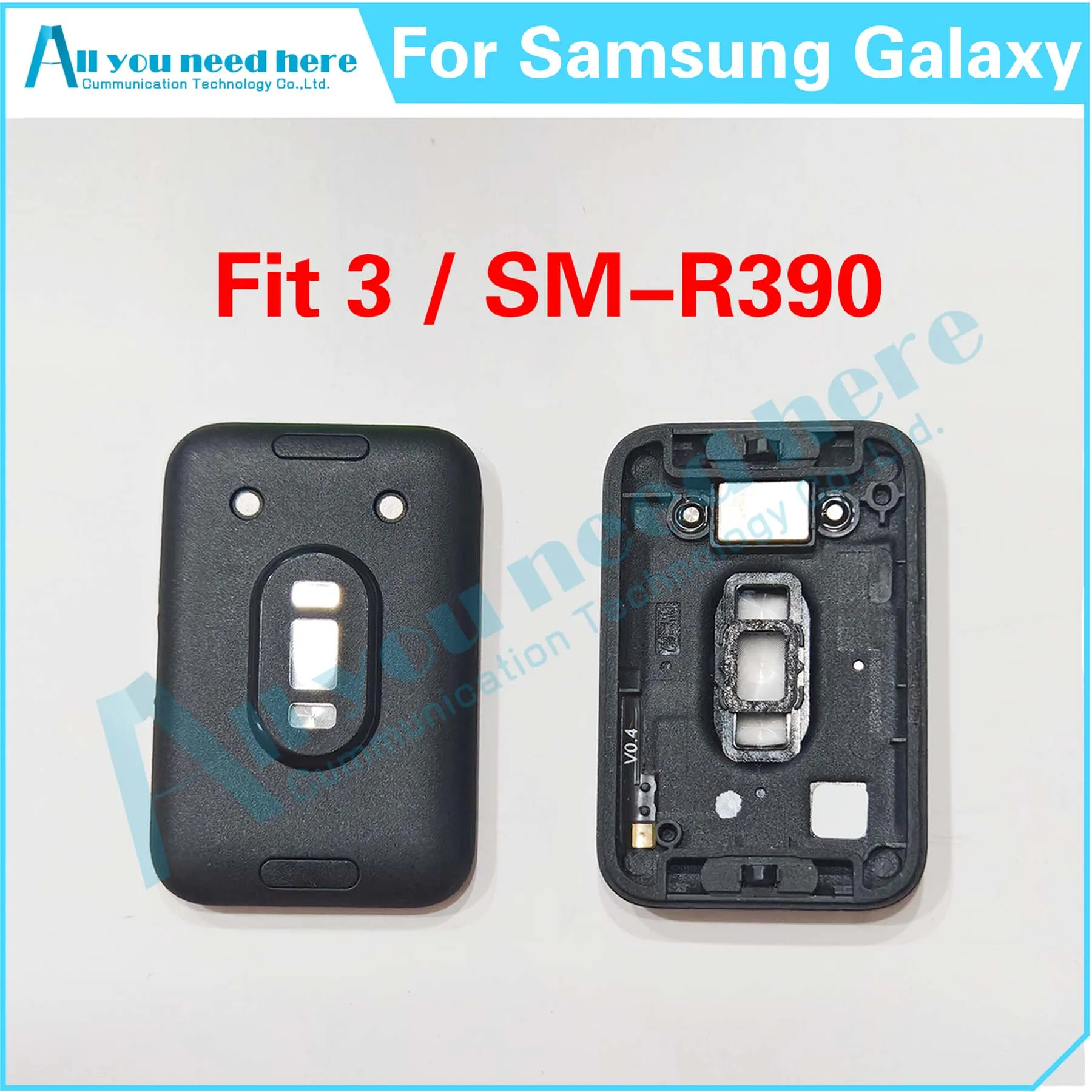 For Samsung Galaxy Fit 3 SM-R390 R390 Fit3 Battery Back Case Cover Rear Lid Housing Door Repair Parts Replacement