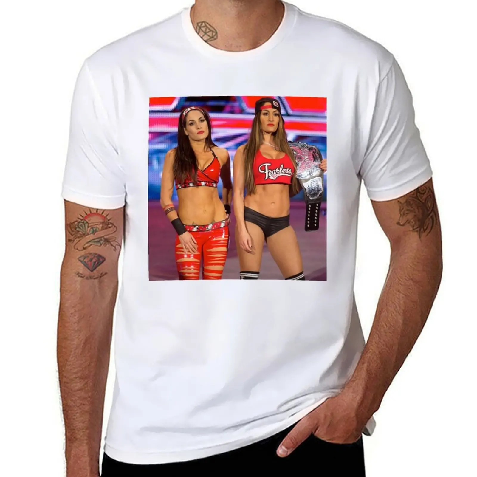 

Bella Twins Classic T-Shirt men t shirt cotton 100% cotton t shirts high quality T-Shirt
