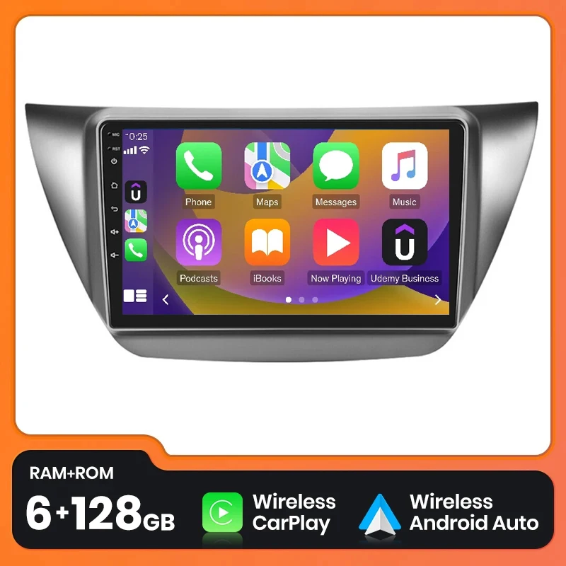 

Android 14 Car Radio Multimedia Video Player For Mitsubishi Lancer 9 CS 2000-2010 Navigation GPS 4G Wireless Carplay Auto Stereo