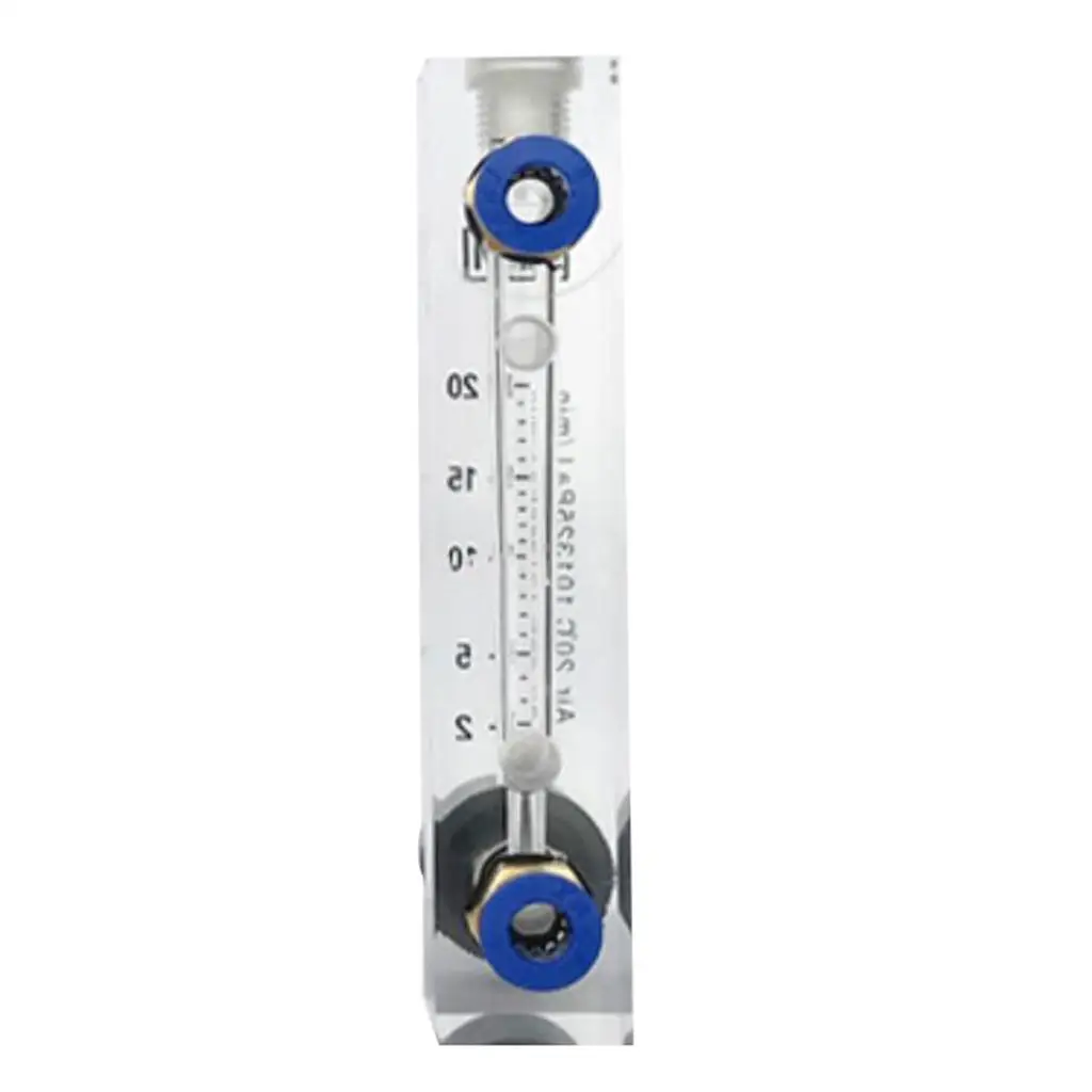 Panel Type Oxygen Flowmeter Adjustable Air Meter ABS Material for Medical and Industrial Applications