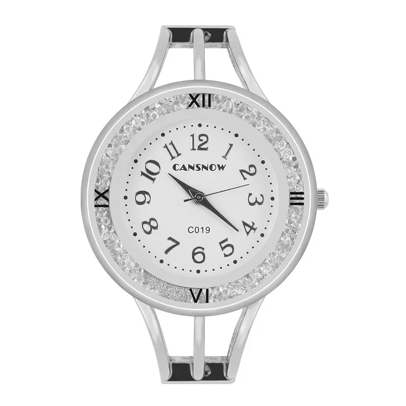 Relojes de moda para mujer, reloj de pulsera de marca de lujo superior para mujer, pulsera informal de diamantes de imitación, reloj de cuarzo para