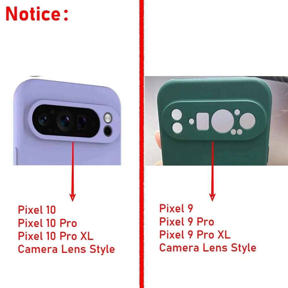 Hochwertige, hautfreundliche, weiche Silikon-Anti-Drop-Handyhülle für Google Pixel 10A 10 9 Pro XL 8 7 6 A, stoßfeste Schutzhülle – Detail 1