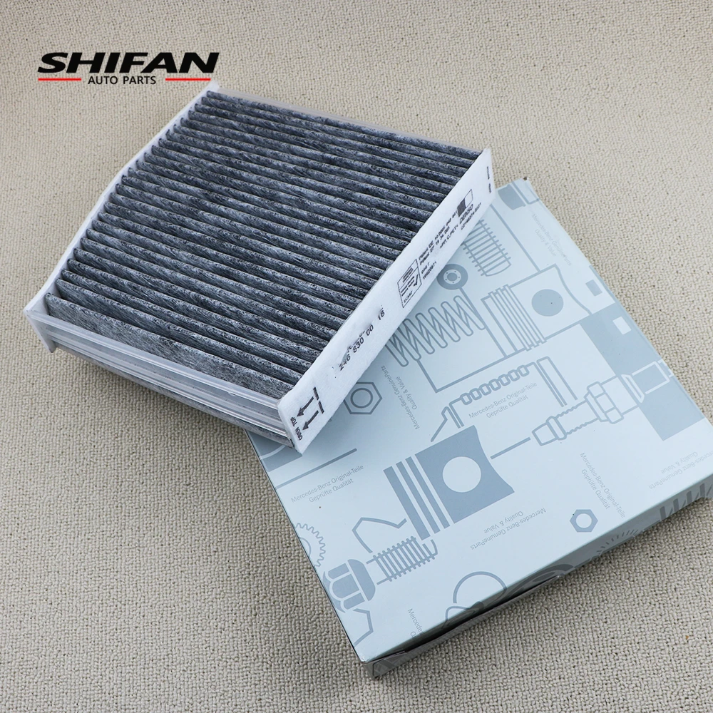 2468300018 Carbon Cabin Air Filter For Benz W176 A160 A180 A200 A220 W246 W242 B160 B180 B200 B220 C170 CLA 180 200 A2468300018