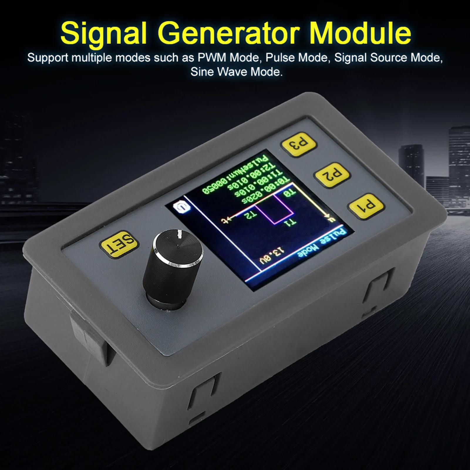 

Signal Generator Module, WSFG-06 PWM Pulse Adjustable Module Sine Wave 4-20mA 2-10V Signal Generator without RS485