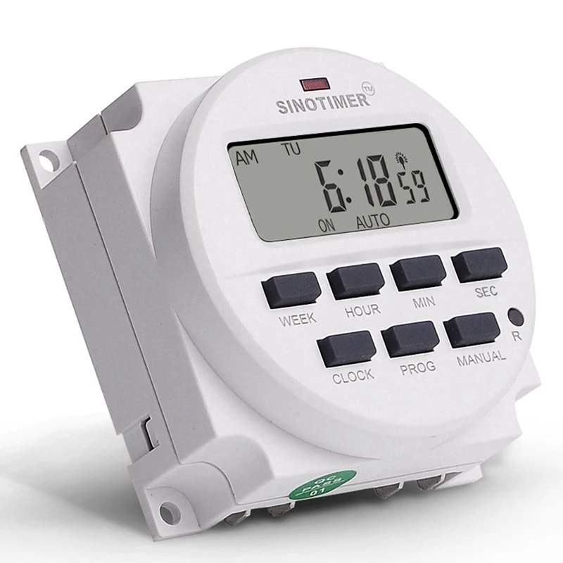 

10X SINOTIMER TM618SH-1 1 Second Weekly Programmable Digital Timer Automatically Turn On Off Microcomputer Time Relay