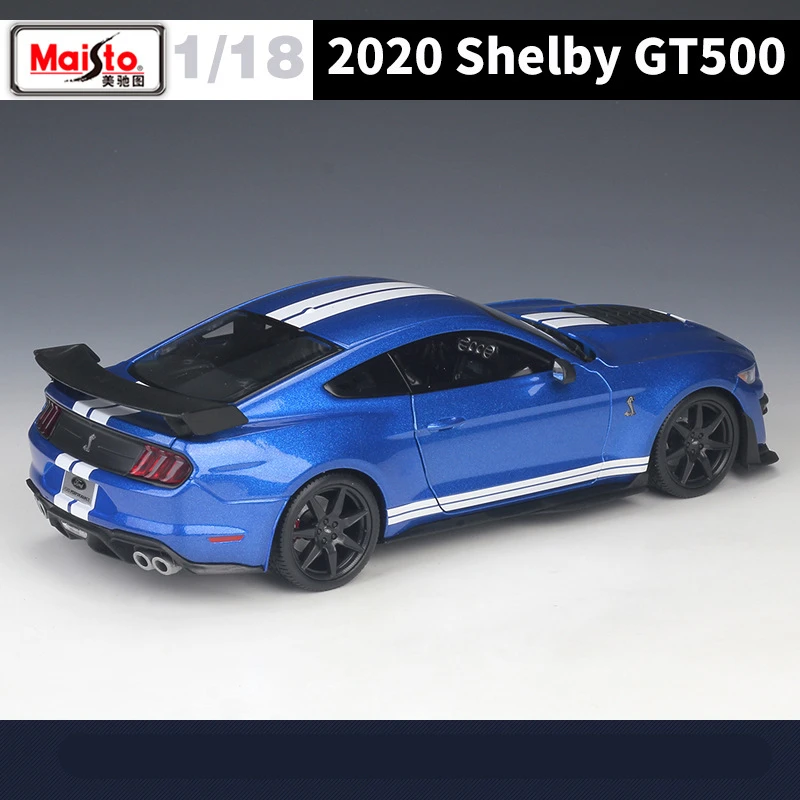 Maisto 1:18 2020 Ford Mustang Shelby GT500 Alloy Car Model Diecast Metal Toy Car Model High Simulation Collection Children Gift