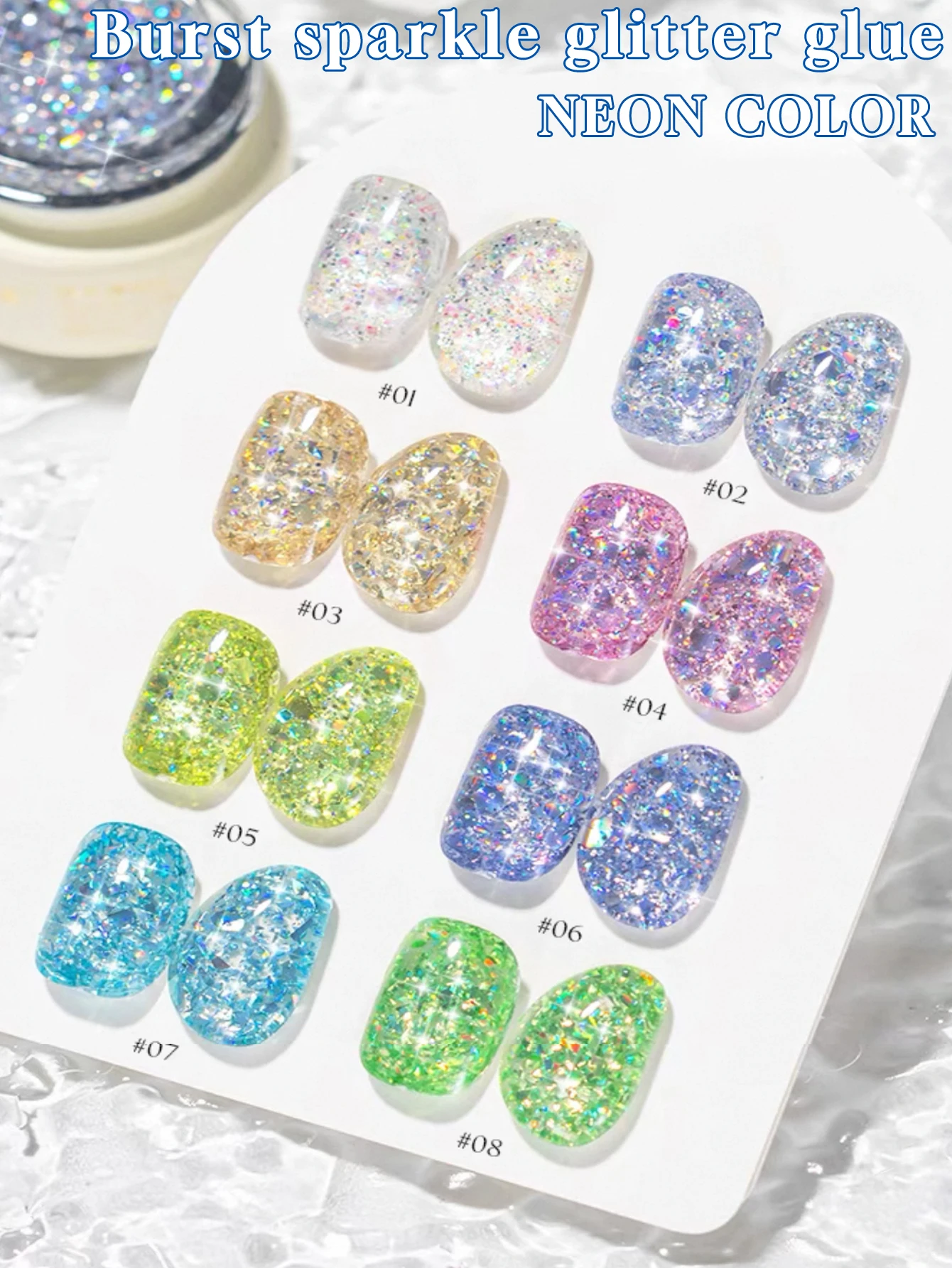 8PCS 2026 New Trend Fashion Na - Nail Art Trend 2026 ulasan dan harga