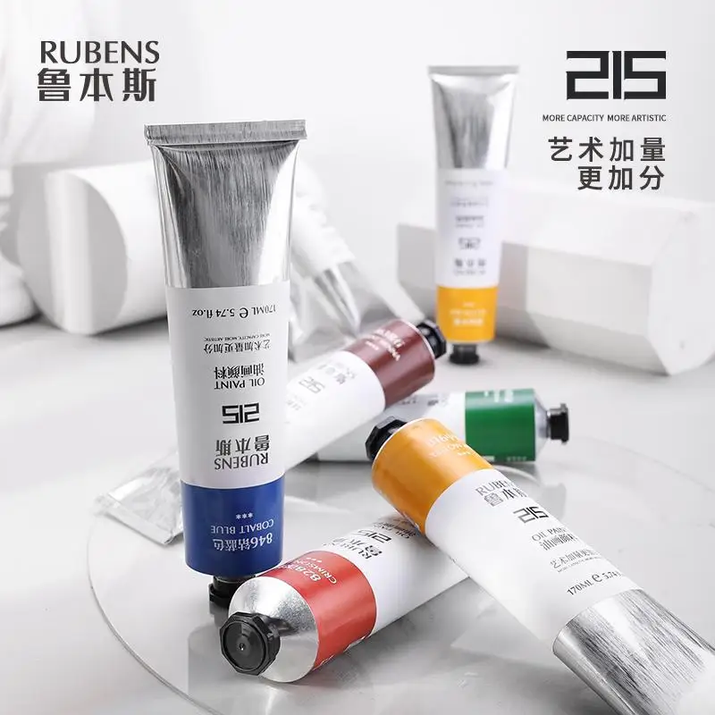 Paul Rubens Oil Paint Colors 170ml Large Capacity Tubes for Artists Students Beginners Drawing Pigments Art Supplies