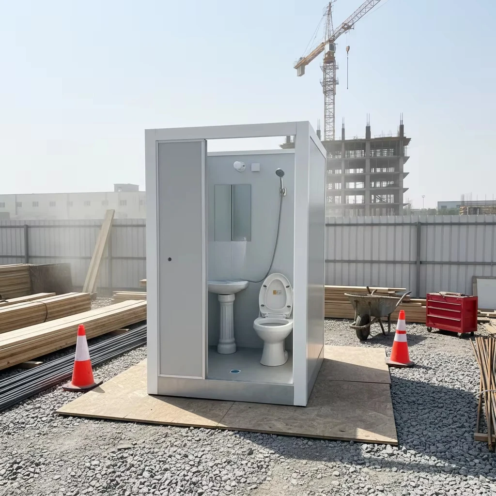 High-Quality Innovative Prefabricated Portable Toilet With Shower Sanitary Bathroom and Mobile Portable Restroom
