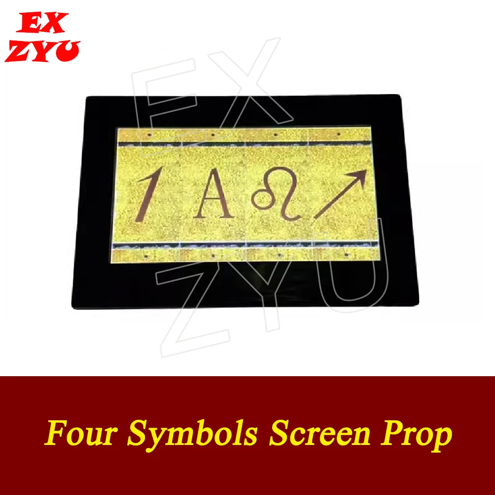 

Four Symbols Screen Prop Escape Room Press the 4 Positions to Correct Symbols to Unlock EX ZYU