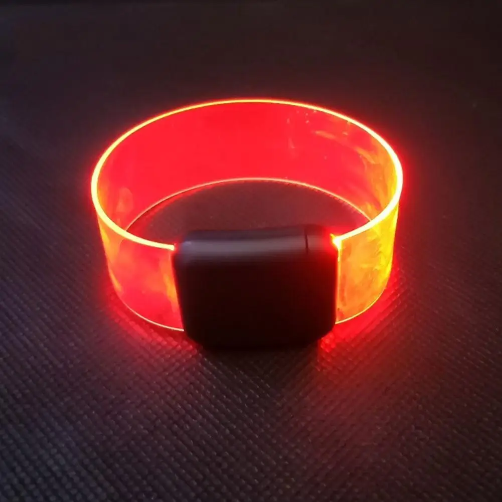 LED Battery Light-emitting Bracelet Running Armband Flashing Safety Light Band Entertainment Party Luminous Cheering Bracelet