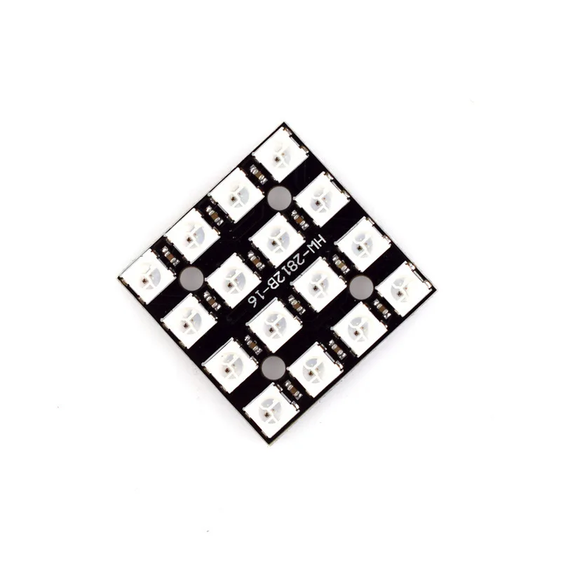 WS2812B-4*4Bit RGB LEDModule Full Color Driver16Colorful Light Development Board