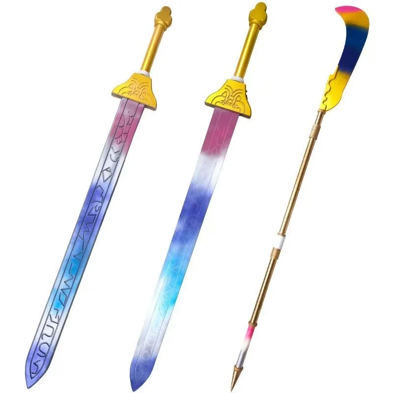 Rumi Mira Luminous Sword and Long Knife Weapons Anime Kpop Demon Cosplay Prop Halloween Christmas  Party Costume Accessories