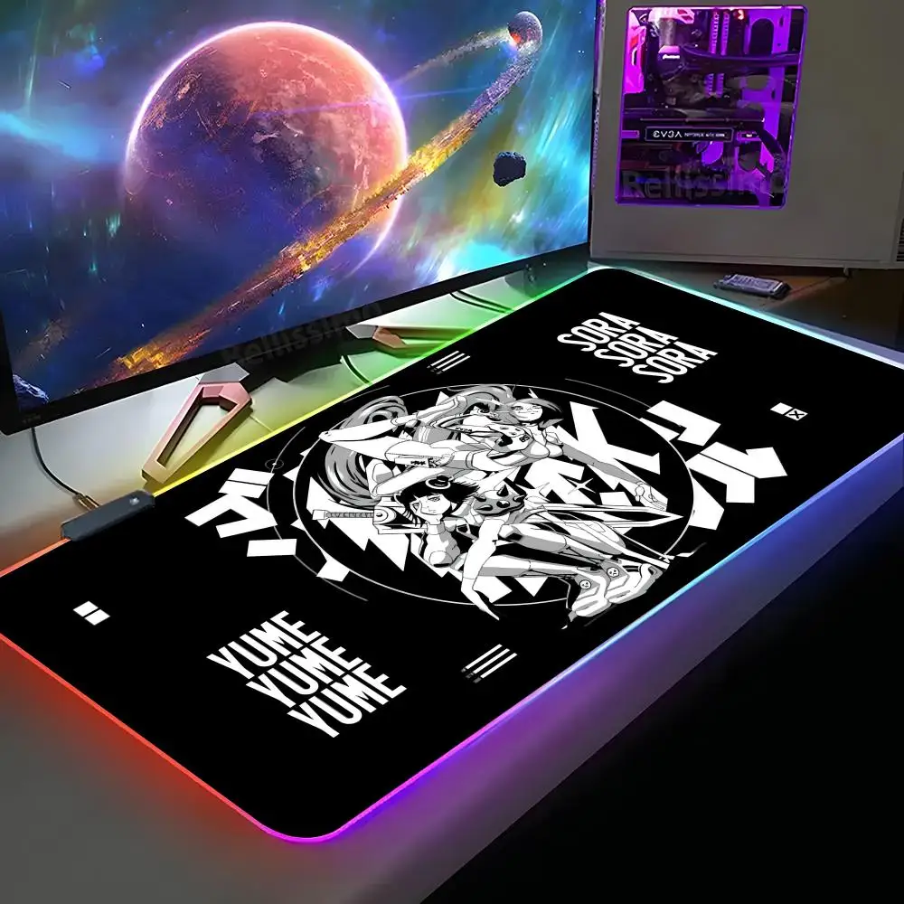 

Wallhack Mouse Pad XXL RGB Gaming Mouse Pad HD Gamer Large LED Light MousePads PC Carpet With Backlit